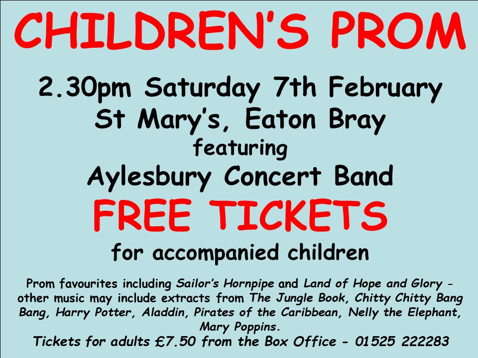 Children's Prom, 7 February Children's Prom